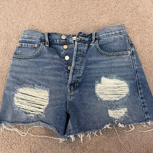 PACSUN ULTRA HIGH RISE VINTAGE SHORTS 27